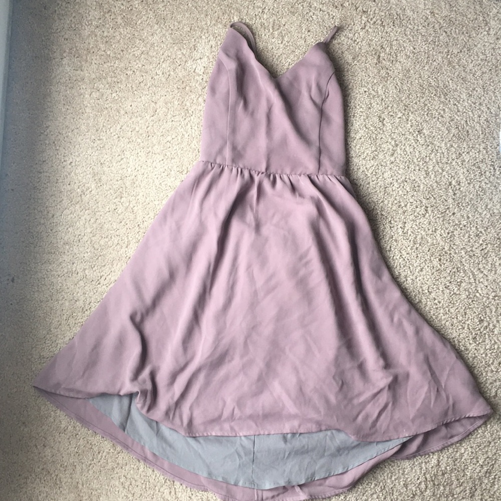 Strap back dress